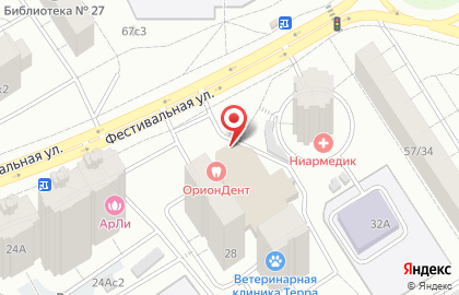 Магазин бытовой химии в Москве на карте