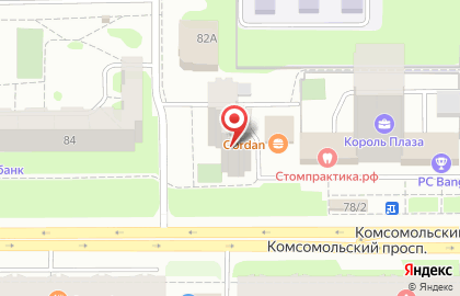Транспортная компания Delko на Комсомольском проспекте на карте
