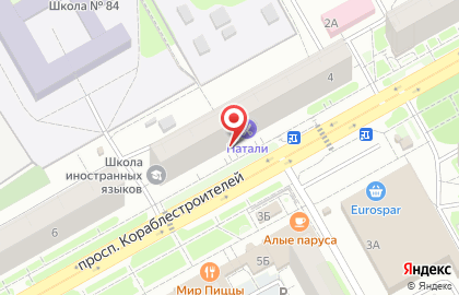 Магазин разливных напитков Лит.Ra на проспекте Кораблестроителей, 4 на карте