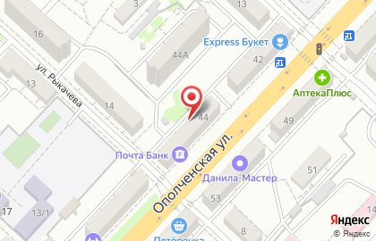 Торговая компания Натяжные потолки №1 в Тракторозаводском районе на карте