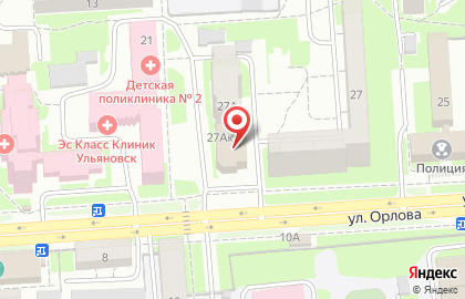 Страховая компания Согласие на улице Орлова на карте