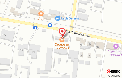 Столовая Виктория в Ессентуках на карте
