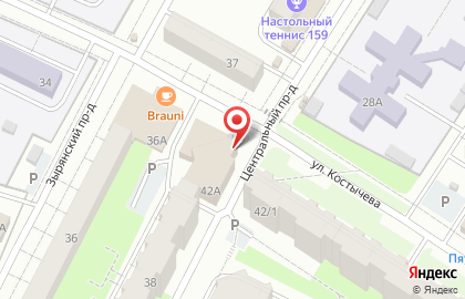 Служба курьерской доставки СберЛогистика в Дзержинском районе на карте