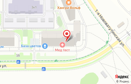 Детский центр Кораблик на 6-й Нововатутинской улице на карте