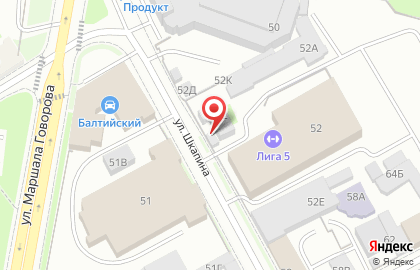 Металлобаза СПб на карте