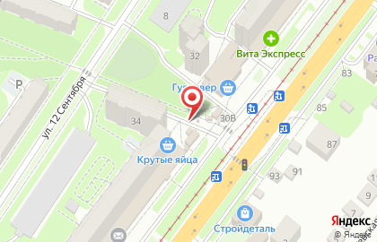 Киоск по продаже питьевой воды Ключ здоровья в Железнодорожном районе на карте
