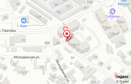 Минимаркет на улице Павлова на карте