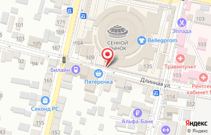 Магазин Каневской на Длинной улице на карте