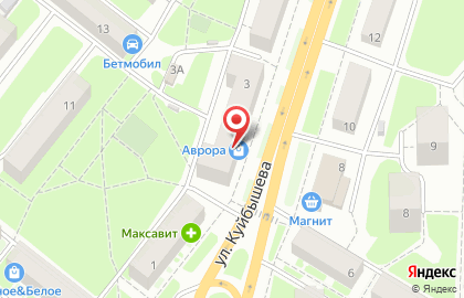 Милора в Московском районе на карте