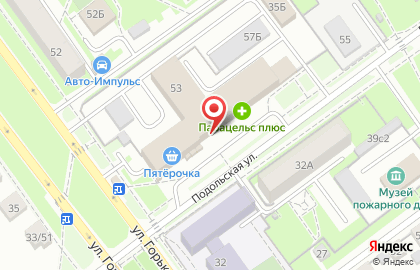 Санитарная служба Сэска на Подольской улице на карте