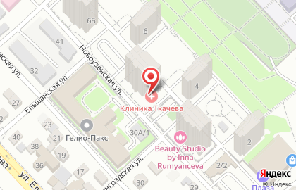 Медицинская компания Инвитро в Ворошиловском районе на карте