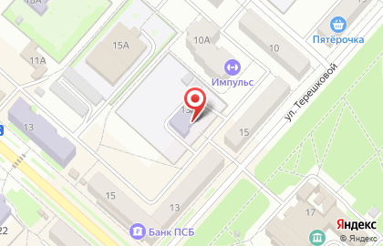 Детский сад №4 на улице Терешковой на карте