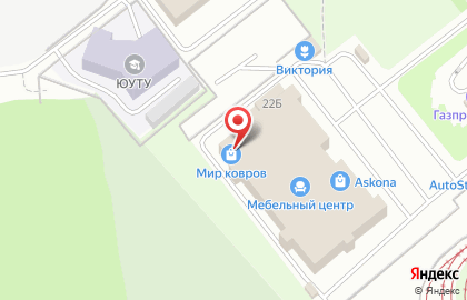 Салон-магазин Мир ковров в Курчатовском районе на карте