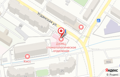 Детский клинический медицинский центр Стоматологическое подразделение на Угданской улице на карте