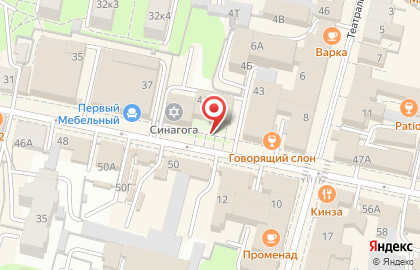 Киоск по ремонту обуви на улице Дзержинского на карте
