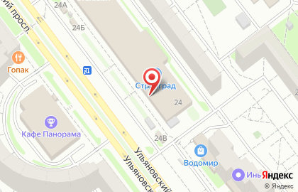 Компания по продаже крепежных изделий и метизов Окреп на Ульяновском проспекте на карте