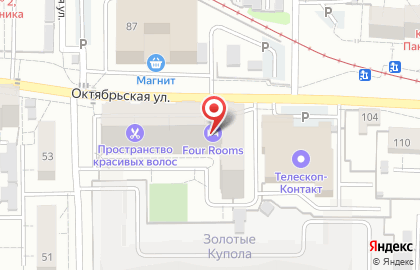Гостиница Four Rooms на карте