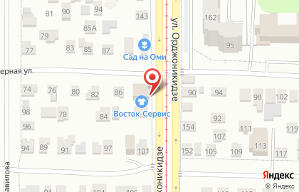 Торгово-производственная компания Восток-Сервис-Спецодежда на улице Орджоникидзе на карте