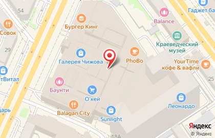 Фирменный магазин Huawei на Кольцовской улице на карте