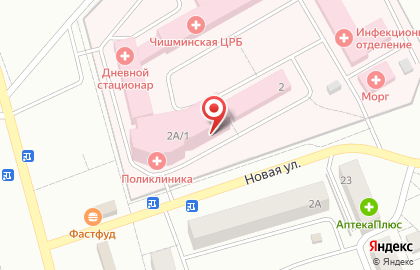 Детская поликлиника Чишминская центральная районная больница на карте