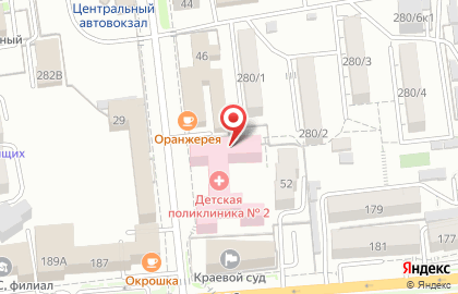 Городская детская клиническая поликлиника №2 на улице Маршала Жукова на карте