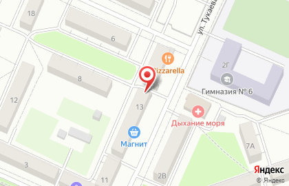 Магазин Бабушкина выпечка на улице Тукаева на карте