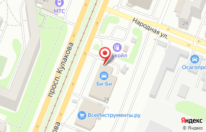 Страховая компания СОГАЗ-Мед на проспекте Кулакова на карте
