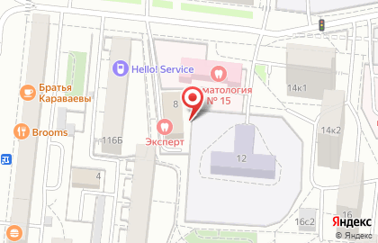 Премьера на Староалексеевской улице на карте