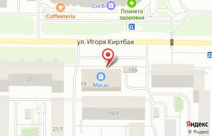 Парикмахерская Матур на улице Игоря Киртбая на карте