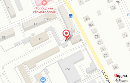 Бар Охотник на улице Станиславского на карте