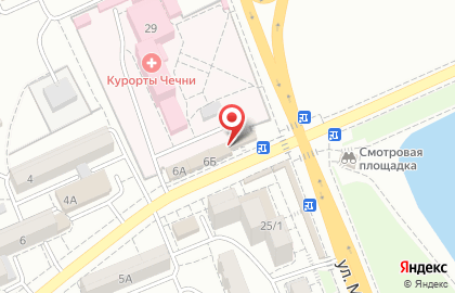 Салон сотовой связи МегаФон в Грозном на карте