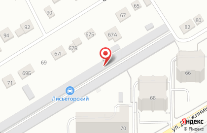 Гаражный кооператив Лисьегорский на карте