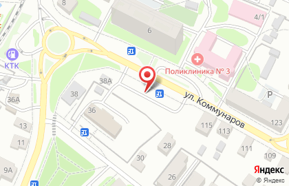 Продовольственный магазин в Костроме на карте