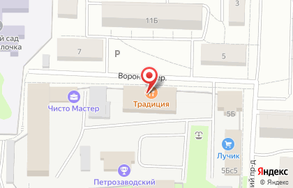 Банкетный зал Традиция на Балтийской улице на карте