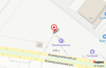 АГЗС Сибур на Коммунальной улице на карте
