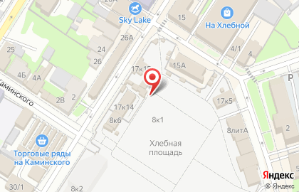 Киоск по продаже колбасных изделий и сыров в Центральном районе на карте