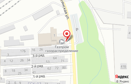 Газпром газораспределение Самара на Никитинской улице на карте
