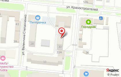 Салон мебели Цвет Диванов на улице Краностроителей на карте
