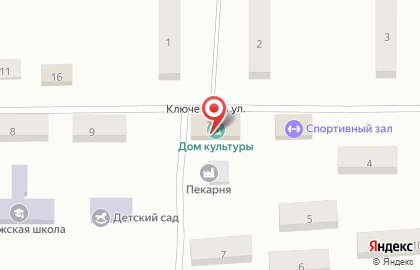 Универсам Ольга на Ключевской улице на карте