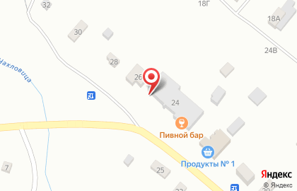 Универсальный магазин промтоваров Бахтинское в Октябрьском районе на карте
