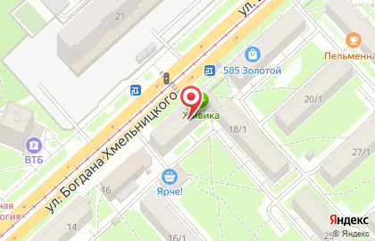 Фирменный магазин эксклюзивных тортов и пирожных Мастер Шоколад на проспекте Богдана Хмельницкого, 18 на карте