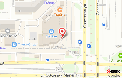 Отдел по продаже корейских салатов Тегай в Орджоникидзевском районе на карте
