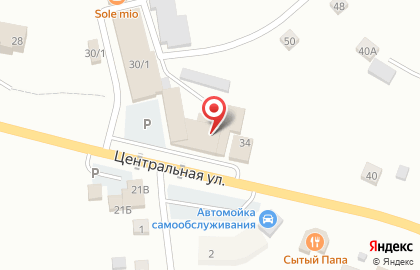 Магазин Рыбный мир на Центральной улице на карте