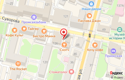 Центр рефинансирования займов Чистая монета на улице Суворова на карте