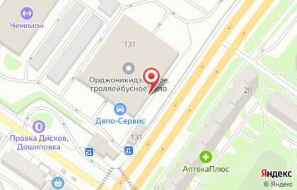 Образцовый хореографический коллектив Эсста в Орджоникидзевском районе на карте