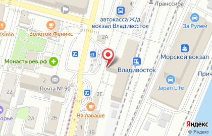 Банкомат ВТБ во Владивостоке на карте