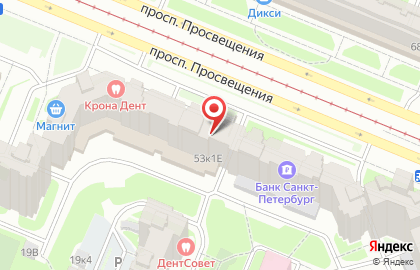 Магазин входных дверей Титан-Строй на метро Гражданский проспект на карте