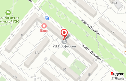 Клининговая компания Управдом на проспекте Дружбы на карте