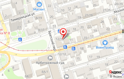 Банкомат ВТБ 24 в Ростове-на-Дону на карте