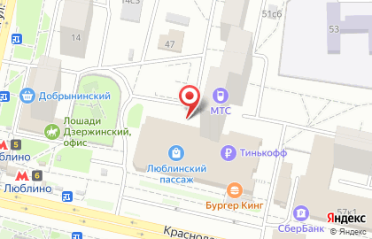ОАО Банкомат, АКБ Банк Москвы на Краснодарской улице на карте